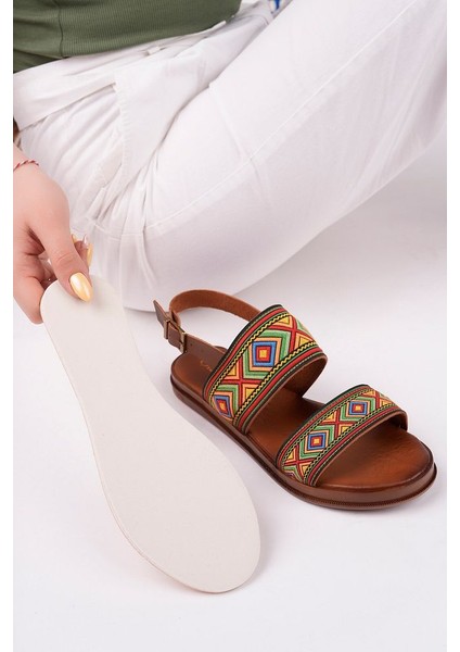 K-621 Bodrum Etnik Kadın Sandalet fırsatları