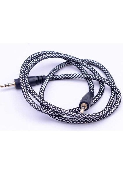 Zore Halat Aux Kablo Standart-Siyah-Beyaz