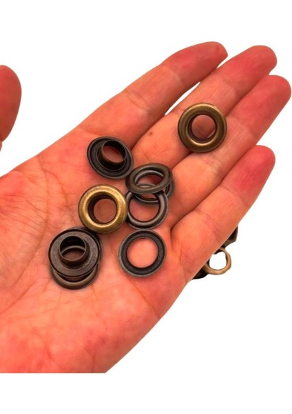 Antik Renk 10'lu Kuşgözü Kapsül 24 Numara (Iç Ölçüsü 1 cm )