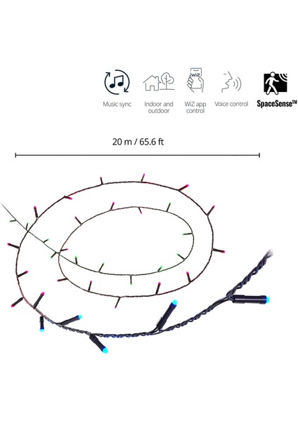 Rgb Akıllı Süsleme Işıkları - Yılbaşı Işıkları 20 Metre fiyatları