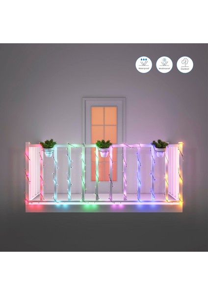 Rgb Akıllı Süsleme Işıkları - Yılbaşı Işıkları 20 Metre fırsatları