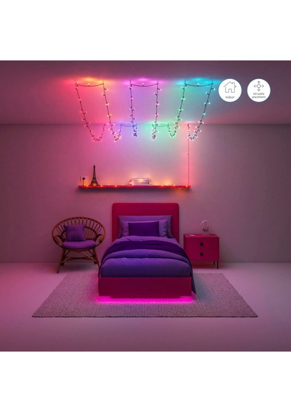 Rgb Akıllı Süsleme Işıkları - Yılbaşı Işıkları 20 Metre indirimleri