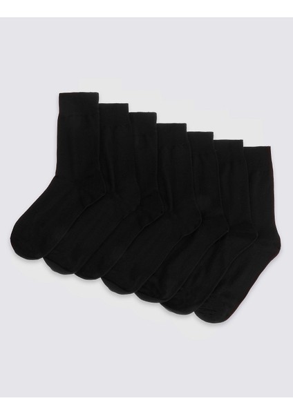 7'li Regular Fit Çorap Seti