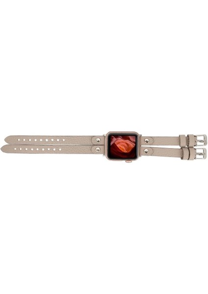 Apple Watch Uyumlu Deri Kordon Ely Double Tour St Erc3