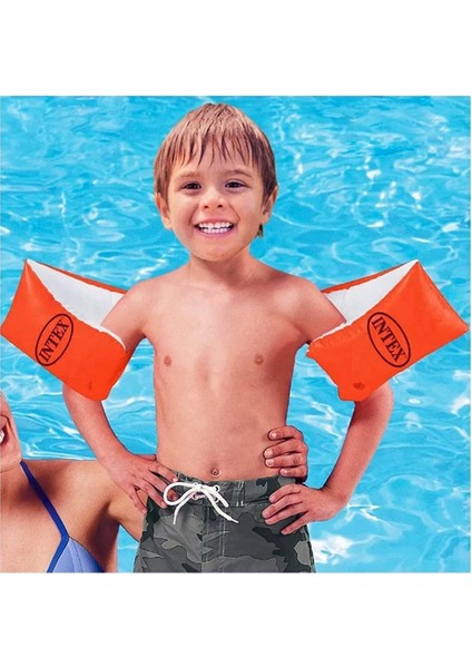 Deniz Havuz Kolluğu 23*15 cm Kırmızı 3- 6 Yaş / Intex 58642 Deluxe Arm Bands fiyatları