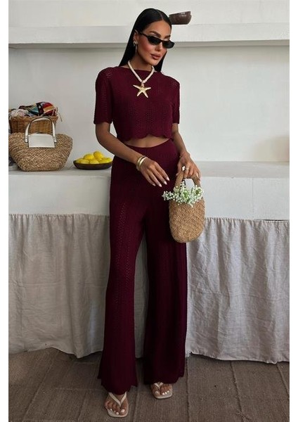 Triko Bluz Pantolon Ikili Takım 10084-025