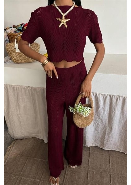 Triko Bluz Pantolon Ikili Takım 10084-025