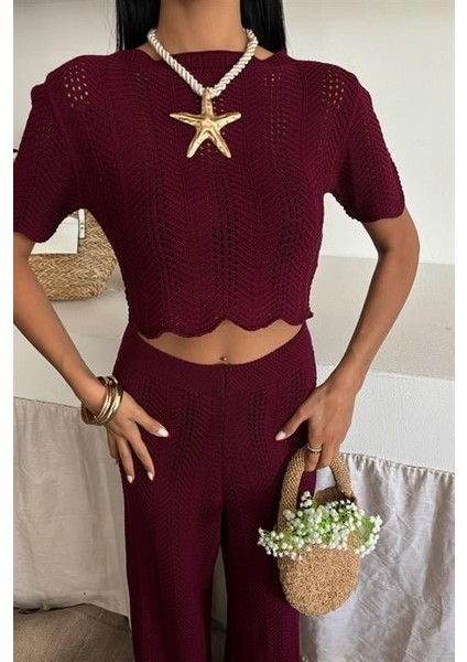 Triko Bluz Pantolon Ikili Takım 10084-025