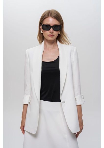 Ceket-Şal Yaka, Duble Kol Üstü Yırtmaç Detaylı, Düğmeli modelleri