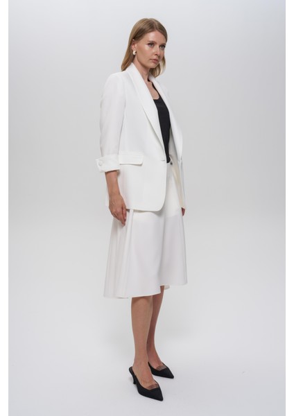 Ceket-Şal Yaka, Duble Kol Üstü Yırtmaç Detaylı, Düğmeli fırsatları