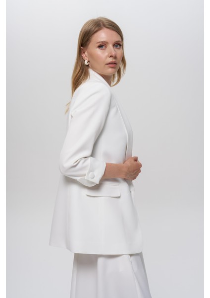 Ceket-Şal Yaka, Duble Kol Üstü Yırtmaç Detaylı, Düğmeli indirimleri