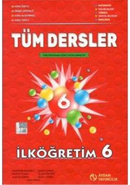 6 Sınıf Tüm Dersler Aydan Yay /
