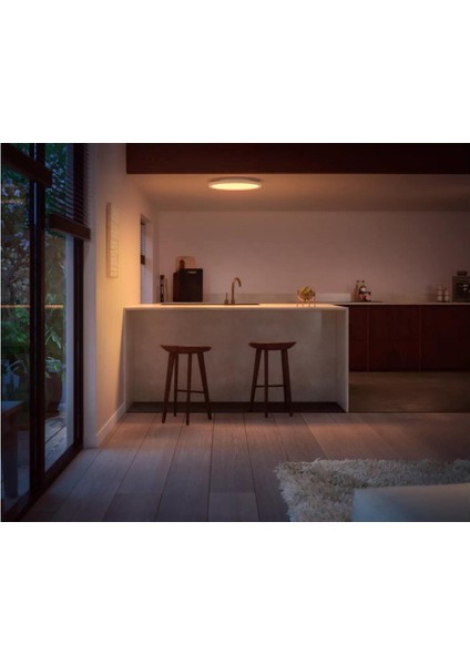 Hue Surimu Beyaz Sıva Üstü Rgb Akıllı LED Yuvarlak Panel Tavan Armatürü 40 cm Çapında 2850 Lumen fırsatları