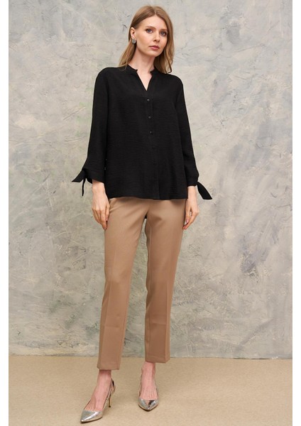 O Yaka-Fiyonk Detaylı, Gömlek