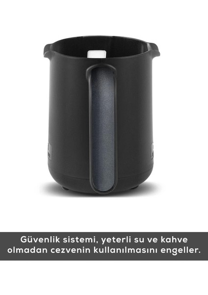 Hatır Közde Türk Kahvesi ve Türk Kahve Makinesi Shiny Black 5 Fincan Kapasiteli Bol Köpüklü indirimleri