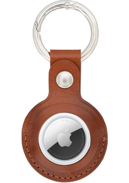 Apple Airtag Uyumlu Deri Anahtarlık, RST2EF Taba