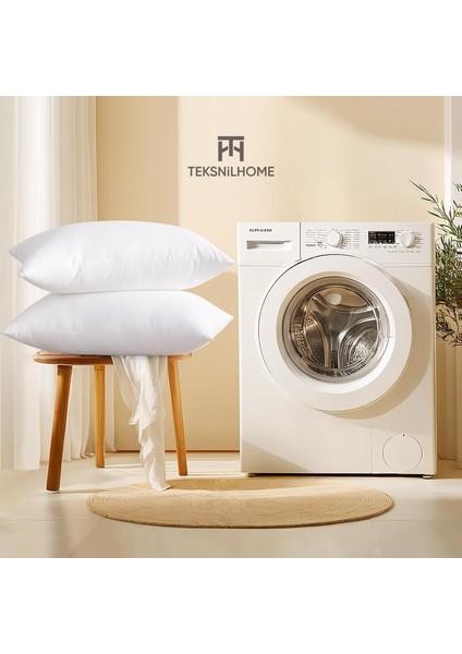 | 4 Adet 700 Gram Boncuk Silikon Yastık Içi , 50X70 Cm,tela Kumaş
