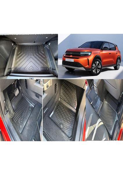 Opel Frontera Elektrikli 2025 ve Sonrası 3D Havuzlu Papsas ve Alt Bagaj Havuzu