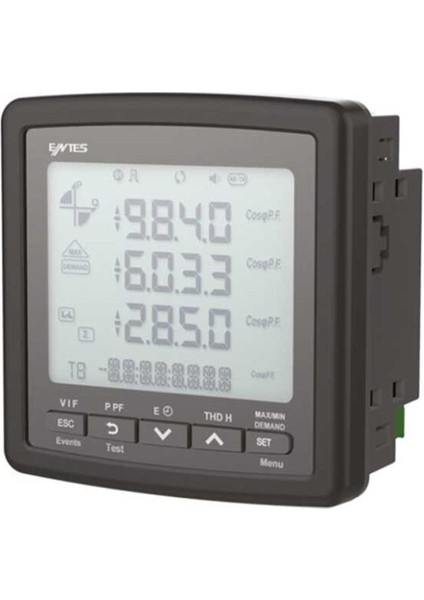 M4041 MPR-47S 96X96 Şebeke Analizörü 50-270VAC/DC RS-485