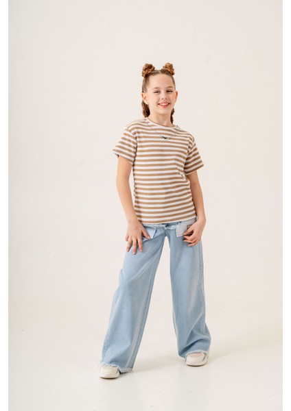 Kız Çocuk Askılı Badi T-Shirt 1734