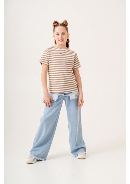 Kız Çocuk Askılı Badi T-Shirt 1734 modelleri