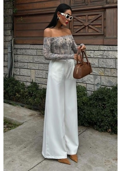 Bol Paça Palazzo Pantolon 0080 modelleri