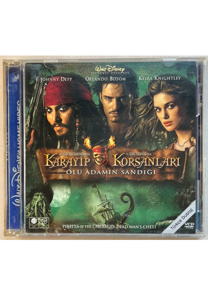 Karayip Korsanları Ölü Adamın Sandığı VCD (Orjnal Dönem Baskı Vcd)