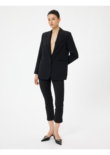Yeni Sezon Regular Fit Crop Paça Cigarette Pantolon