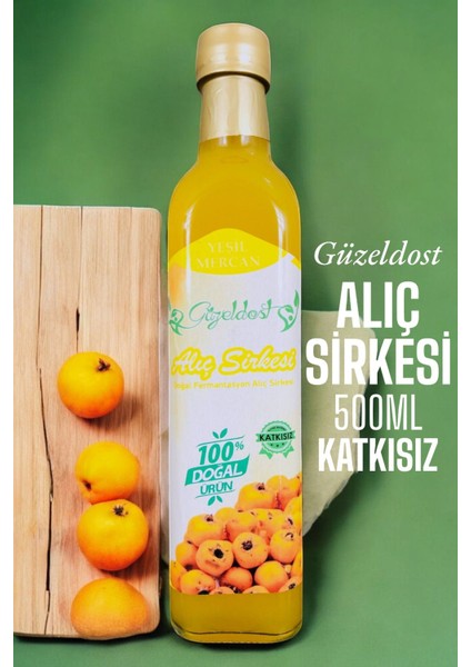 Alıç Sirkesi 500 ml - %100 Katkısız Doğal | Geleneksel Ev Yapımı