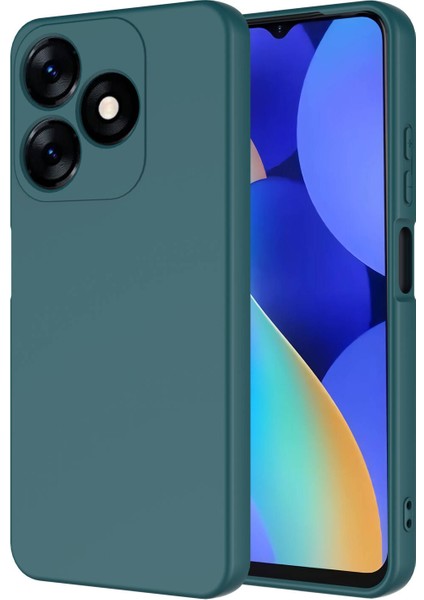 Tecno Spark 10C Kılıf Zore Mara Lansman Kapak-Koyu Yeşil