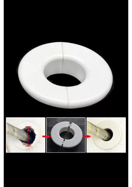 Elite Klima Borusu Delik Kapatma Dekoratif Boru Kapağı Plastik Çap 11 cm 1 Adet fiyatları