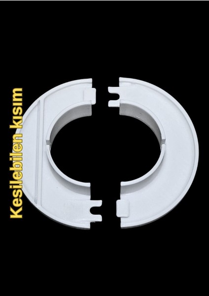Elite Klima Borusu Delik Kapatma Dekoratif Boru Kapağı Plastik Çap 11 cm 1 Adet fırsatları