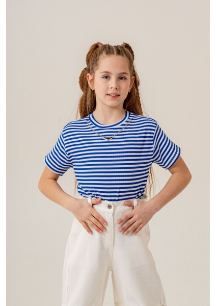 Kız Çocuk Askılı Badi T-Shirt 1734