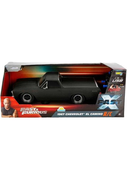8429 1:16 Fast & Furious 1967 Chevrolet El Camino USB Şarjlı Uzaktan Kumandalı Araba
