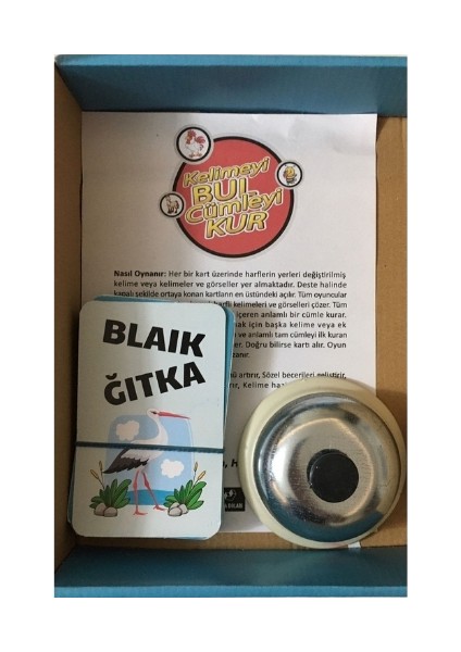 Kelimeyi Bul Cümleyi Kur ( Kutu Oyunu - Kelime - Cümle - Oyuncak ) modelleri