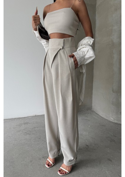 Tasarım Pantolon - Bej fiyatları