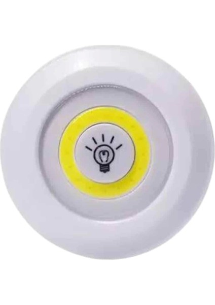 LED Lamba 3'lü Uzaktan Kumandalı Yapışkanlı