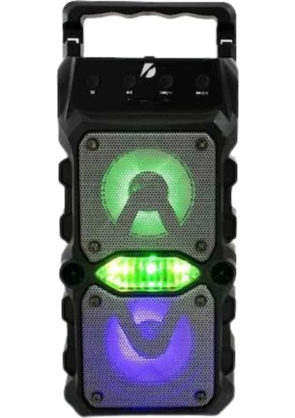 Taşınabilir Kablosuz Bluetooth Hoparlör Uzun Pil Ömrü LED Işıklı