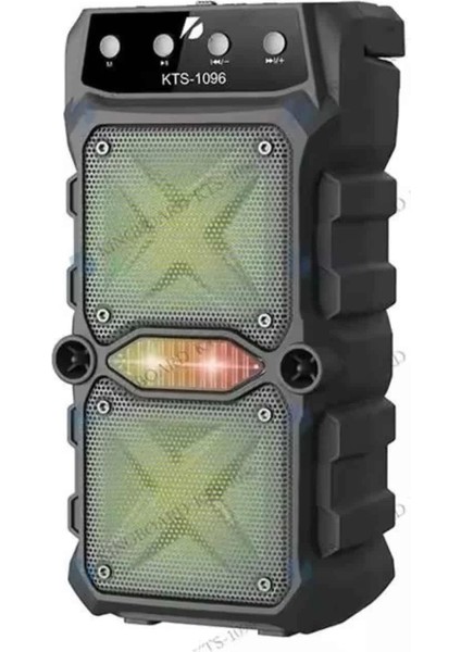 Taşınabilir Kablosuz Bluetooth Hoparlör Uzun Pil Ömrü LED Işıklı