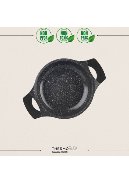| 26 cm Tava - 20 cm Tava - 20 cm Sahan Set | Gri