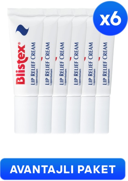 Kuru ve Çatlamış Dudaklar İçin Onarıcı ve Rahatlatıcı Dudak Bakım Kremi- Lip Relief Cream SPF15 6ml