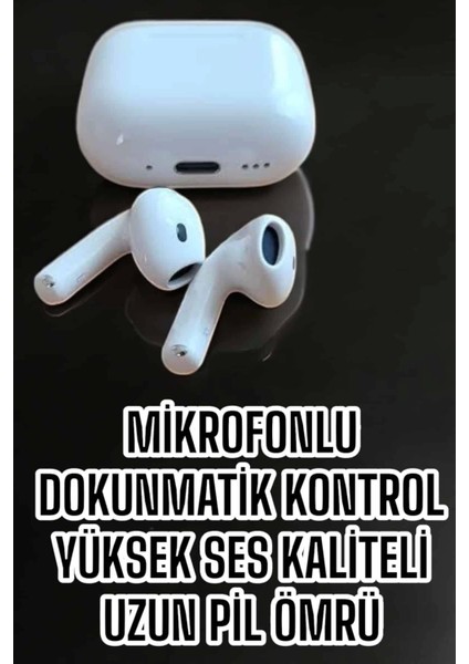 Kaliteli Ucuz Ios ve Android Uyumlu Tws Bluetooth Kulaklık Anc Özelliği