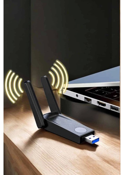 Dual Band Wifi Alıcı Adaptör USB 3.0 Destekli