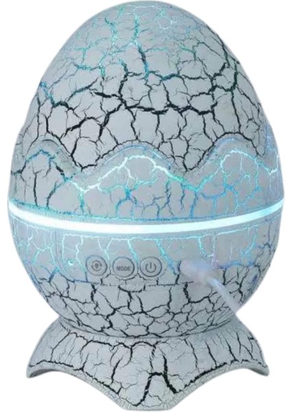 Dinozor Yumurtası Gece Masa Lambası Bluetooth Hoparlör 14 Renk Seçeneği