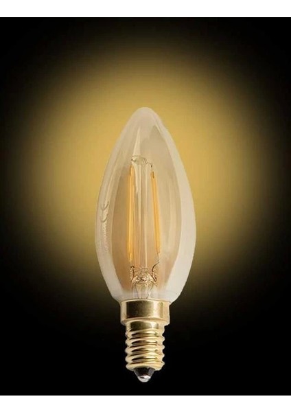 Cata Ct 4280 4W Rustik LED Ampul 2700K Amber E14 Duy