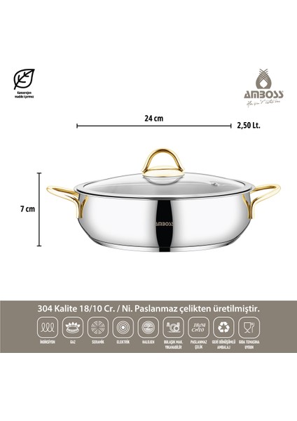 Stone Gold 8 Parça Çelik Tencere Seti - STN 6992 indirimleri