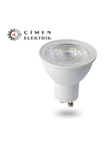 Noas YL91 0701 D Dimlenebilir 7W LED Çanak Ampül 6400K Beyaz Işık GU10 Duy modelleri