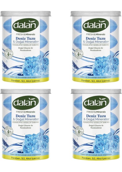 Fresh&minerals Deniz Tuzu Duş Sabunu x 4 kutu