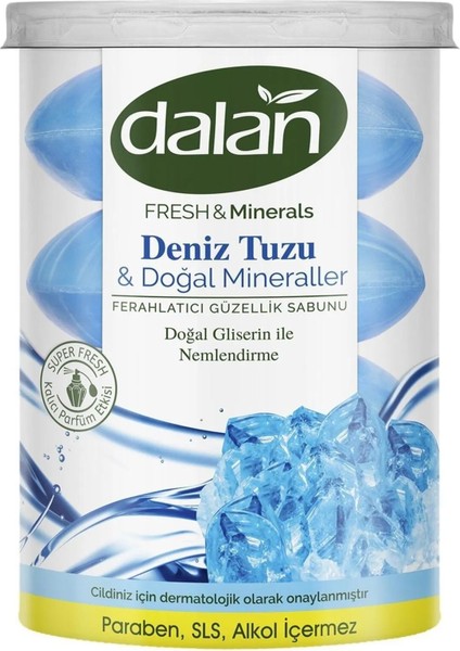 Fresh&minerals Deniz Tuzu Duş Sabunu x 4 kutu