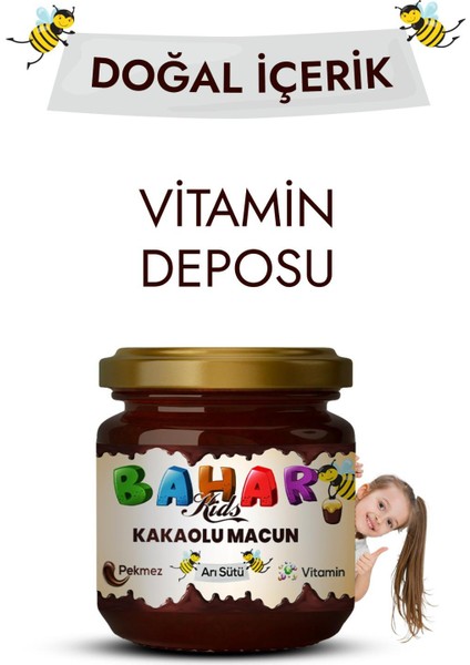 Çocuklar İçin Özel & Arı Sütü Pekmez Bal ve Vitamin Kakaolu Macun 240 gr fiyatları